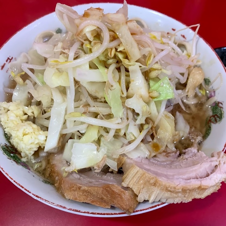 ラーメン二郎札幌店の小ラーメン