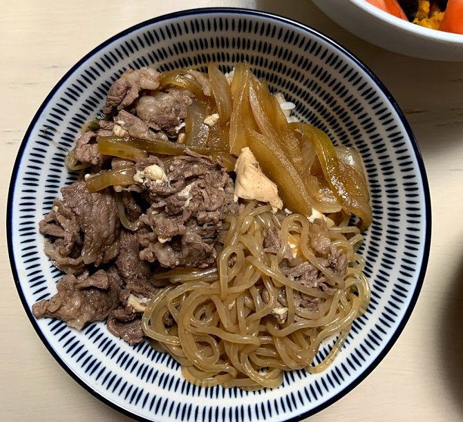 自作牛丼