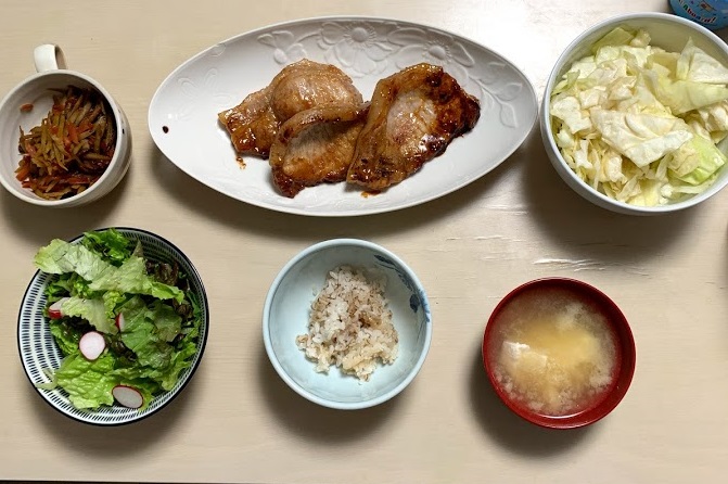 厚切り豚ロースの醤油麹漬け