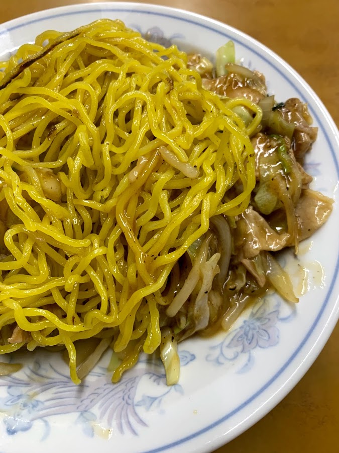 チャーメンの麺