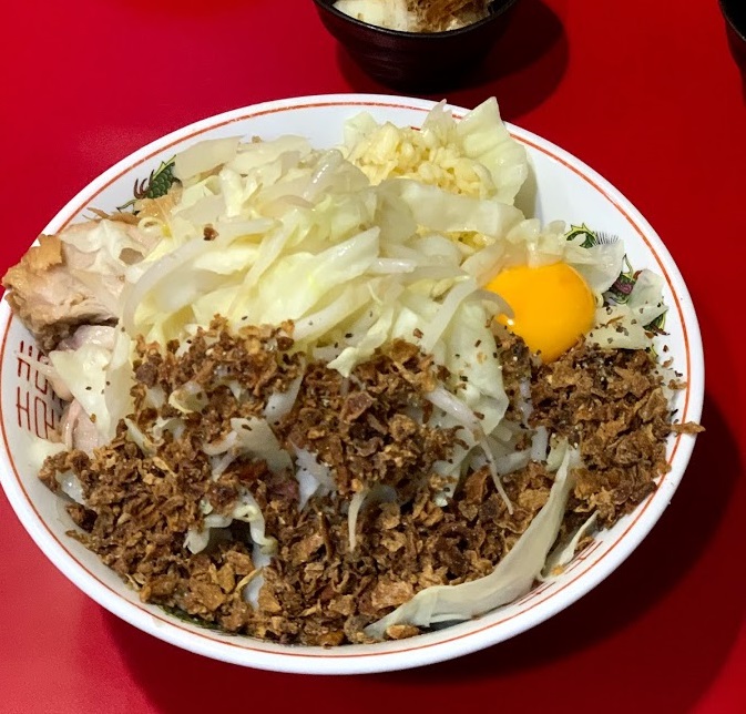 ラーメン二郎札幌店の汁なし