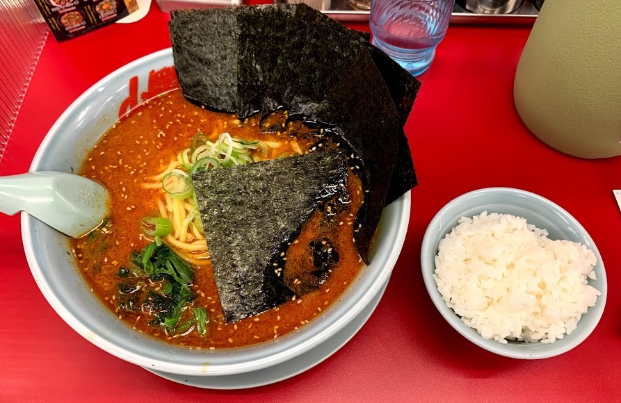 山岡家の辛味噌ラーメン